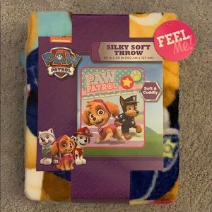 NEW Paw Patrol Silky Soft Throw 40in x 50in